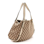 Monogram Medium Abbey Shoulder Bag Off White