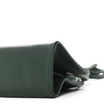 Vegan Leather Small Shopping Bag Dark Olive