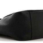 Grained Deerskin Bea Tote Black