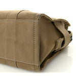 Cotton Canvas Medium The Traveler Tote Bag Slate Green