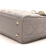 Lambskin Cannage Small My ABCDior Lady Dior Grey