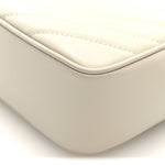Calfskin Matelasse Monogram Lou Camera Bag Crema Soft