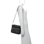 Nappa Intrecciato Messenger Bag Black