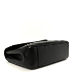 Lambskin Chevron Quilted Large Loulou Black