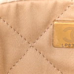 Shiny Calfskin Quilted Small Chanel 22 White