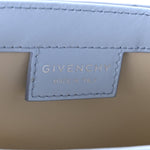 Box Calfskin Small Cut Out Shoulder Bag Light Blue