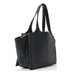 Smooth Calfskin Small Tri-Fold Bag Black