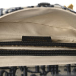 Oblique Saddle Bag Blue