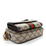 GG Supreme Monogram Web Mini Ophidia Bag Beige Ebony