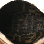 Vitello Grace Nano Fendigraphy Hobo Charm Miele Scuro