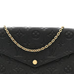 Empreinte Pochette Felicie Chain Wallet Black