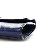 Chevre Mysore Medor 23 Clutch Bleu Encre