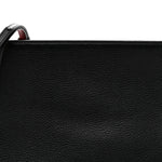 Calfskin Studded Loubiposh Clutch Black