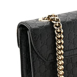 Microguccissima Mini Emily Chain Shoulder Bag Black