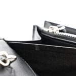 Visetos Large Patricia Wallet On Chain Black