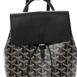 Goyardine Calfskin Mini Alpin Backpack Black