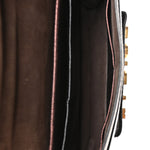Metallic Calfskin J'Adior Chain Flap Bag Noisette
