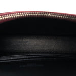 Calfskin Crocodile Embossed Monogram Kate Belt Bag Burgundy