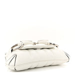 Nappa Vertical Matelasse Small Maxi Horsebit Chain Shoulder Bag Great White