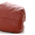 Smooth Butter Calf The Pouch Oversized Clutch Rust