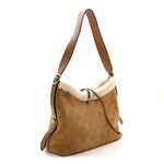 Suede Mahina CarryAll PM Beige