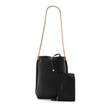 Calfskin Small Suzanne Hobo Black