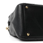 Caviar Quilted Petit Timeless Tote PTT Black