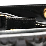 Patent Cannage Large Lady Dior Black