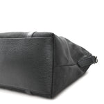 Nylon Monogram Medium GG Charm Dome Satchel Black