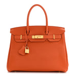 Togo Birkin 30 Orange