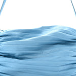 Lambskin Pleated Bracelet Pouch Shoulder Bag Soft Blue