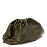 Smooth Butter Calf The Pouch Oversized Clutch Mustard