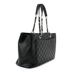 Caviar Quilted XL Grand Shopping Tote GST Black