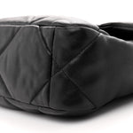 Lambskin Quilted Medium Chanel 19 Flap Black