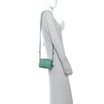 Nappa Intrecciato Candy Loop Camera Bag Mermaid