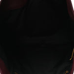 Lambskin Quilted Maxi Icare Shopping Tote  Rouge Cabernet