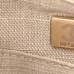 Mixed Fibers Small Deauville Tote Dark Beige