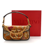 Fabric Karung Crystal Embroidered Vlogo Small Loco Shoulder Bag Multicolor