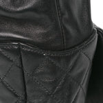 Lambskin Quilted Large In Seoul Backpack Black