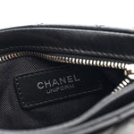 Lambskin Quilted Crossbody Bag Black