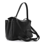 Grained Calfskin Small Rodeo Top Handle Handbag Black