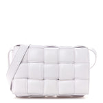 Nappa Maxi Intreccio Padded Cassette Crossbody Bag Mirth Washed
