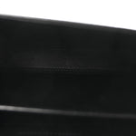 Calfskin Crocodile Embossed Mini Classic Monogram Cassandra Top Handle Black