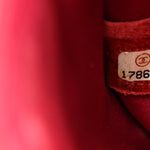 Calfskin Stitched Clutch Flap Red