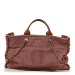 Canvas Large Double Face Tote Pink