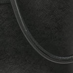 Saffiano Lux Medium Galleria Double Zip Tote Black