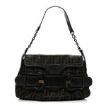 Zucca B Bis Flap Bag Tobacco Castagna