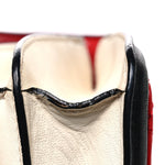 Lambskin Quilted Tri-Color Flap Red White Black