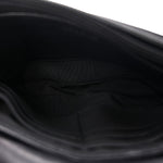 Lambskin Half Moon Wallet On Chain WOC Black