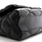 Lambskin Malletage Top Handle GO-14 GM Black